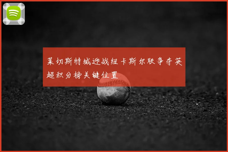 莱切斯特城迎战纽卡斯尔联争夺英超积分榜关键位置